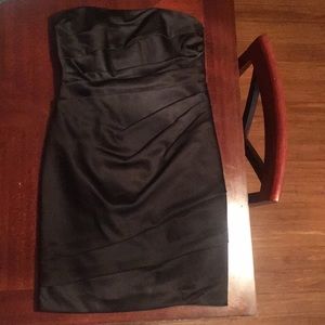 David’s bridal strapless dress sweetheart neckline